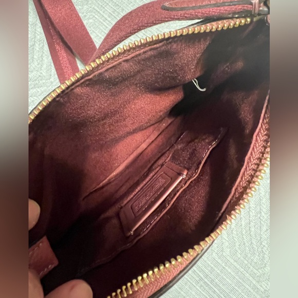 Coach signature shoulder/crossbody bag. Used one time. No issues or defects. - Picture 3 of 4